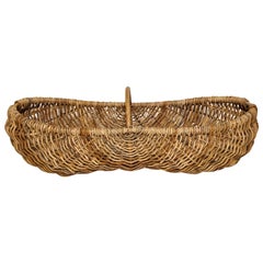 Vintage Large Decorative Wicker Basket