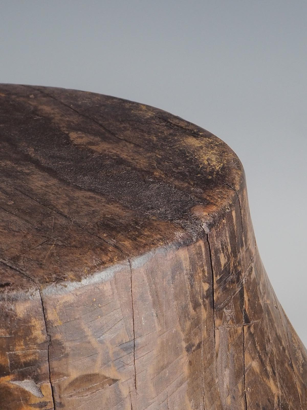 Large Decorative Wooden Carved Friut Bowl For Sale 5