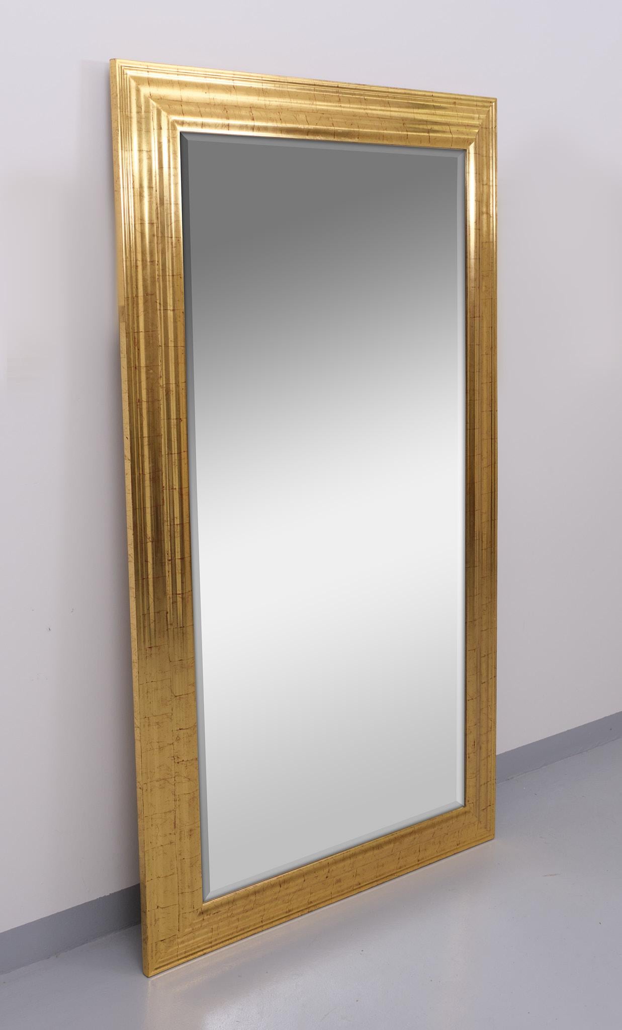 Large Deknudt Gold Wall Mirror 1970s Regency  For Sale 5