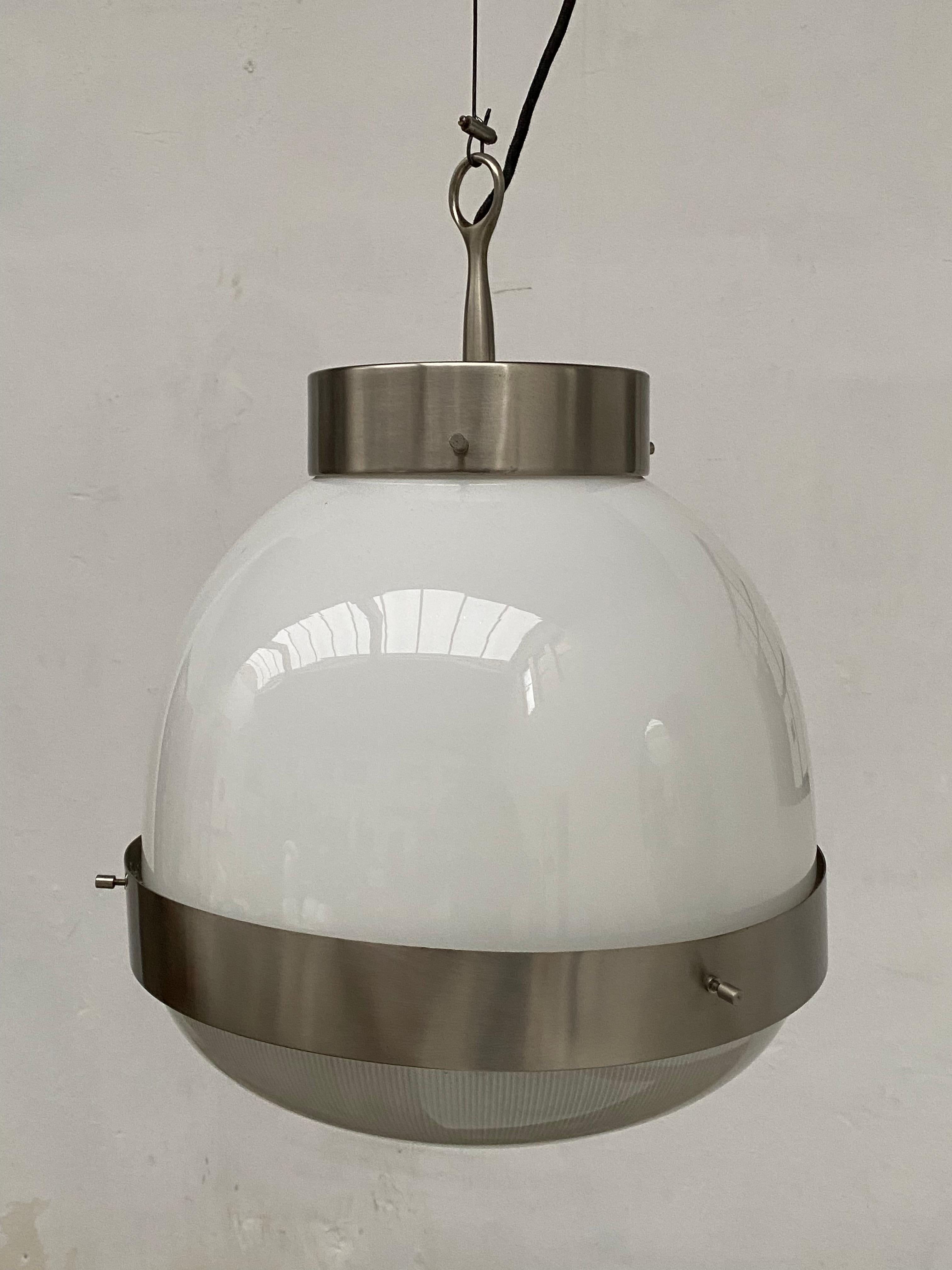 Large 'Delta' Pendant By Sergio Mazza for Artemide Italy 1960 For Sale 7