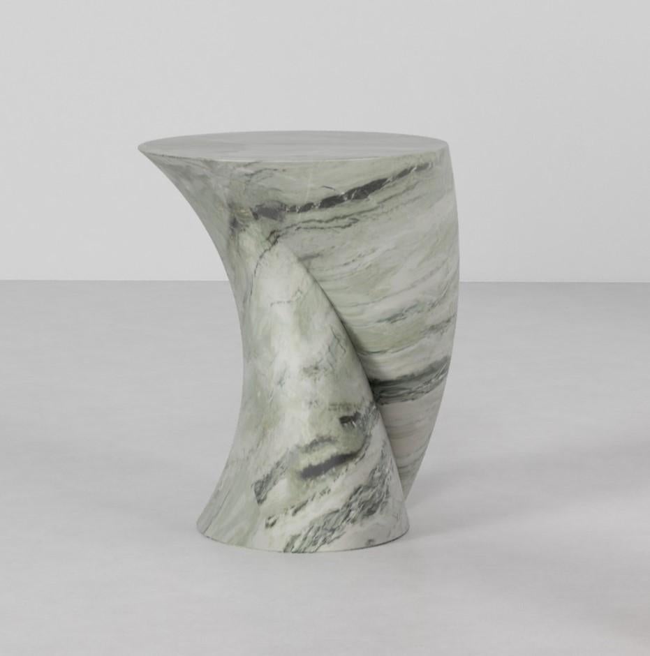 Post-Modern Large Departed Marble Side Table by Studio TOOJ For Sale
