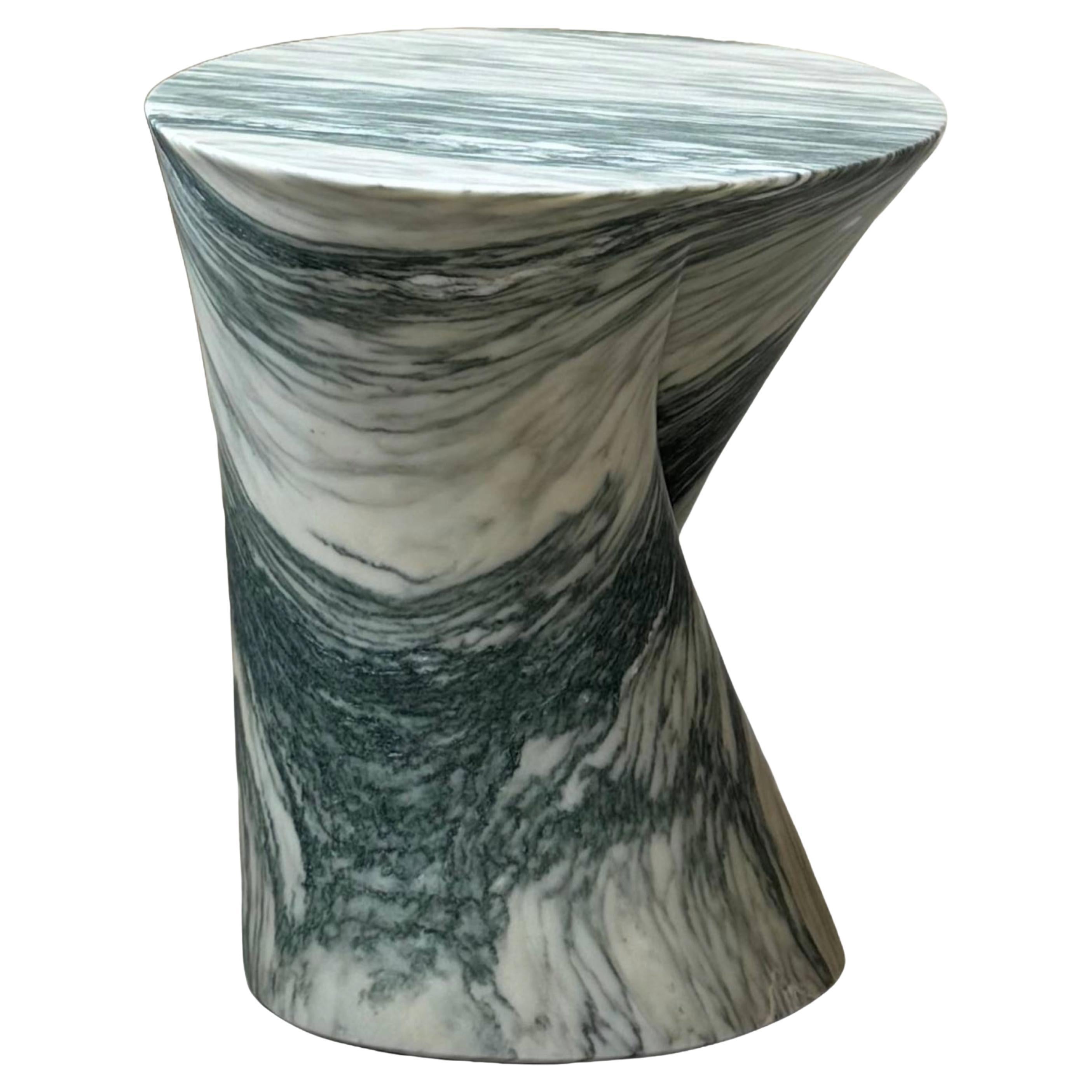 Large Departed Marble Side Table by Studio TOOJ