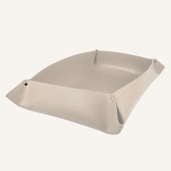 Large Design Tray Organizer in Leather DULCIS - Regenerated Leather