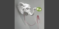 Large Design Wall Light Elephant