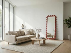 Large Designer Entryway & Dressing Mirror in Custom Color Frame by oitoproducts