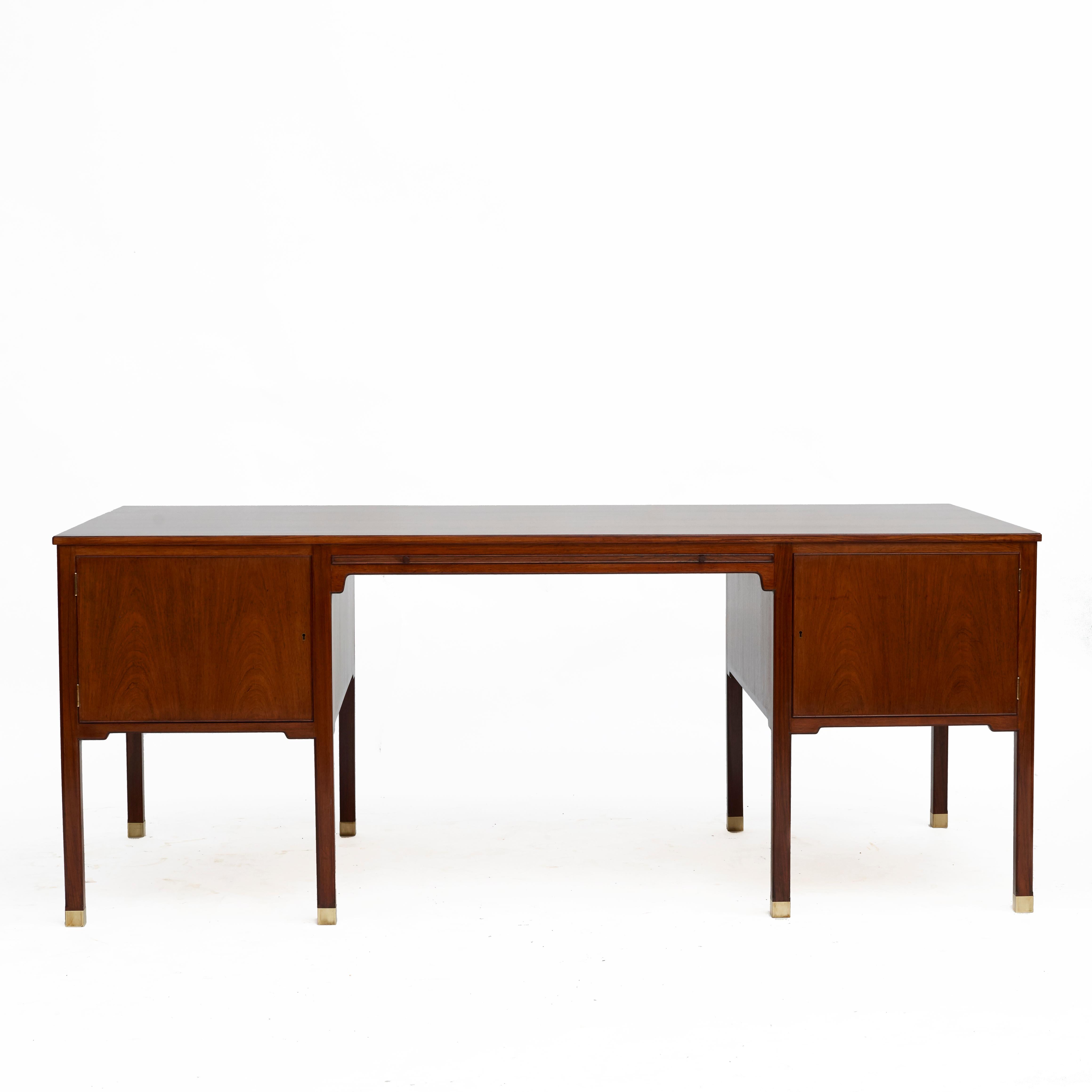 Scandinavian Modern Large Desk / Bureau-Plat by Jacob Kjær