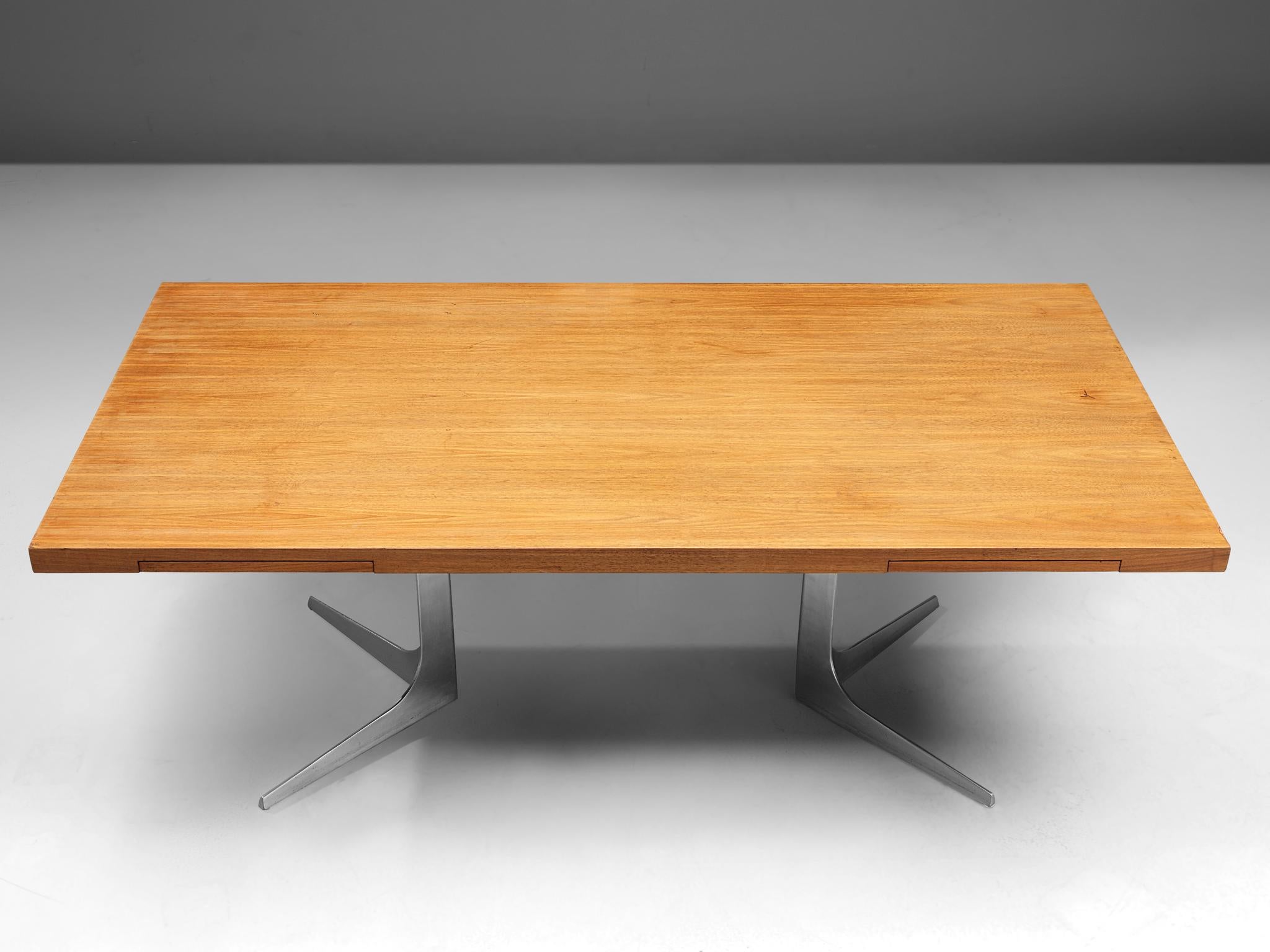 Large Desk by Herbert Hirsche In Good Condition In Waalwijk, NL