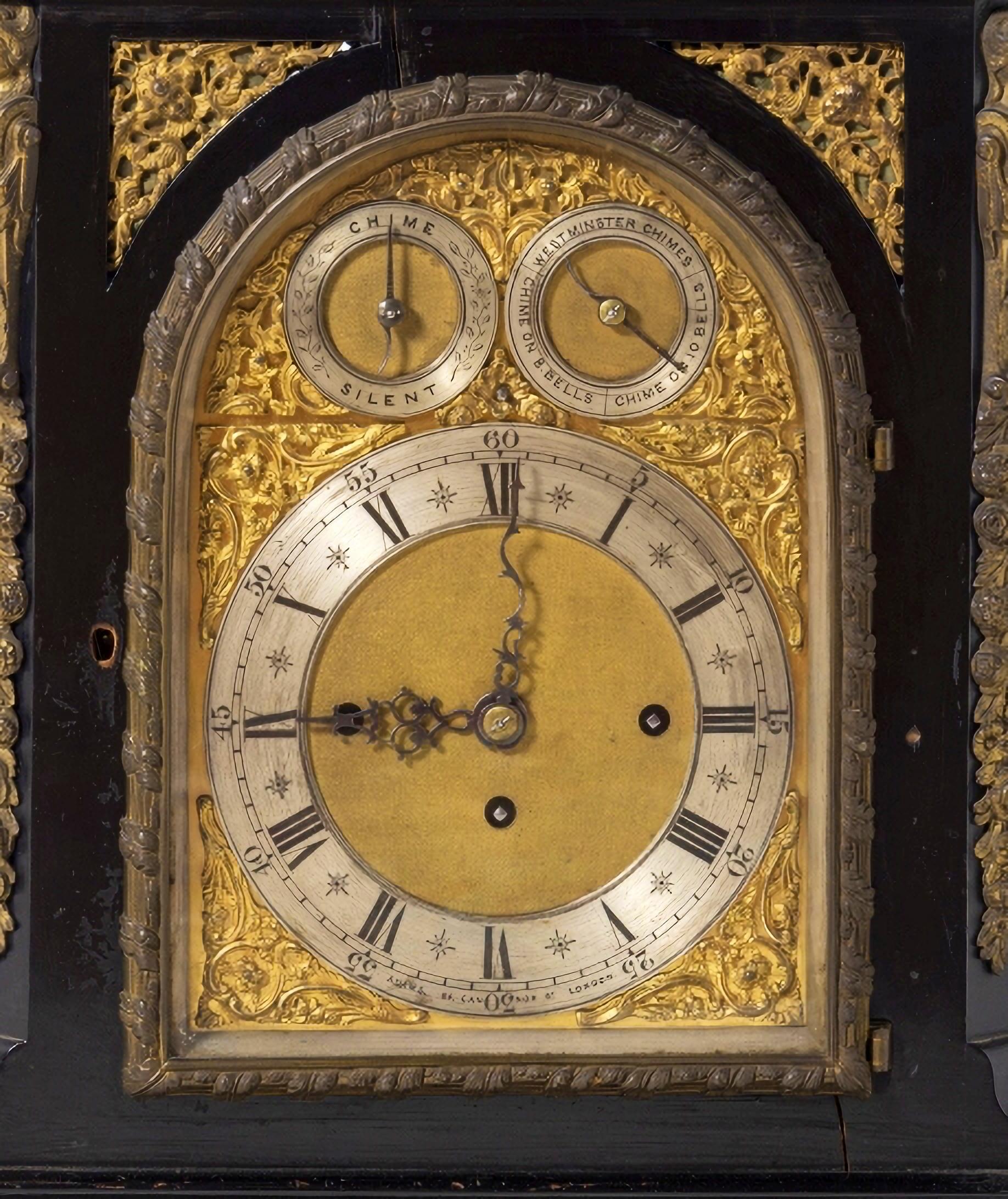 Fait main Grande horloge de bureau, Victorienne, 19e siècle en vente