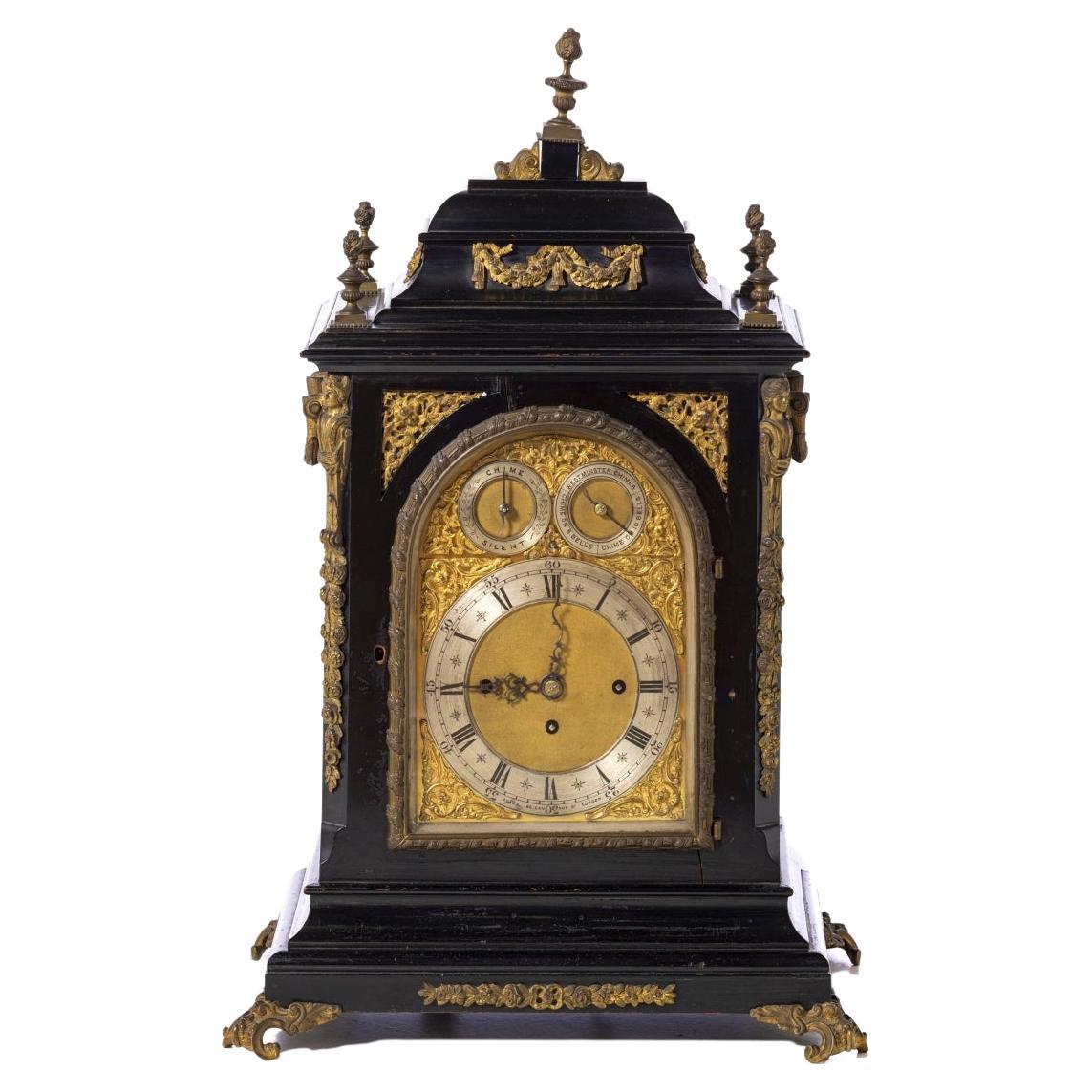 Large Desk Clock, Victorian, 19th Century