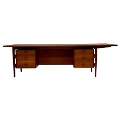 Large desk designed by Arne Vodder, Denmark.