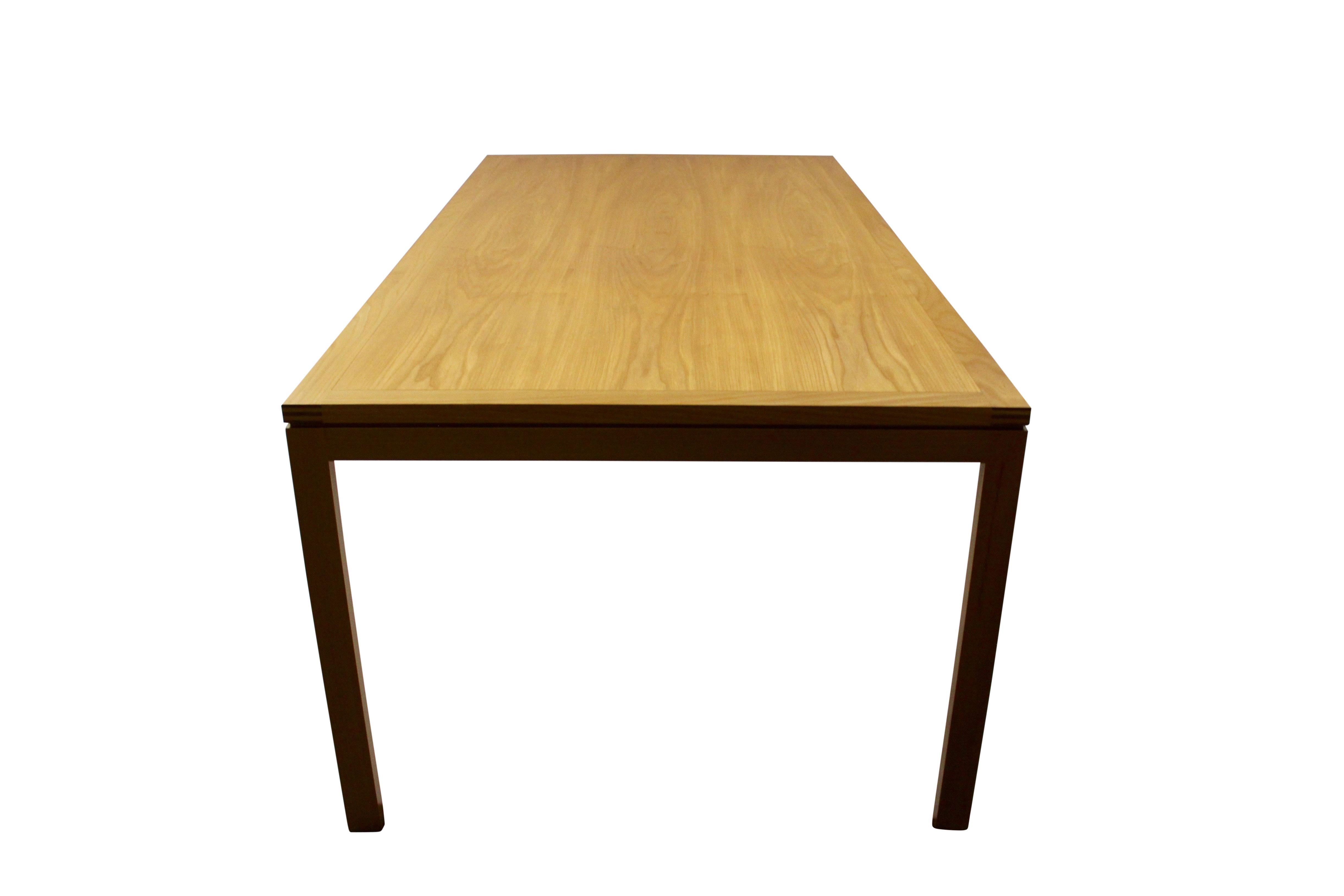 Large desk in ash of Danish design from 