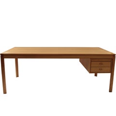 Large Desk in Ash of Danish Design from "Søborg Møbler", 1970s