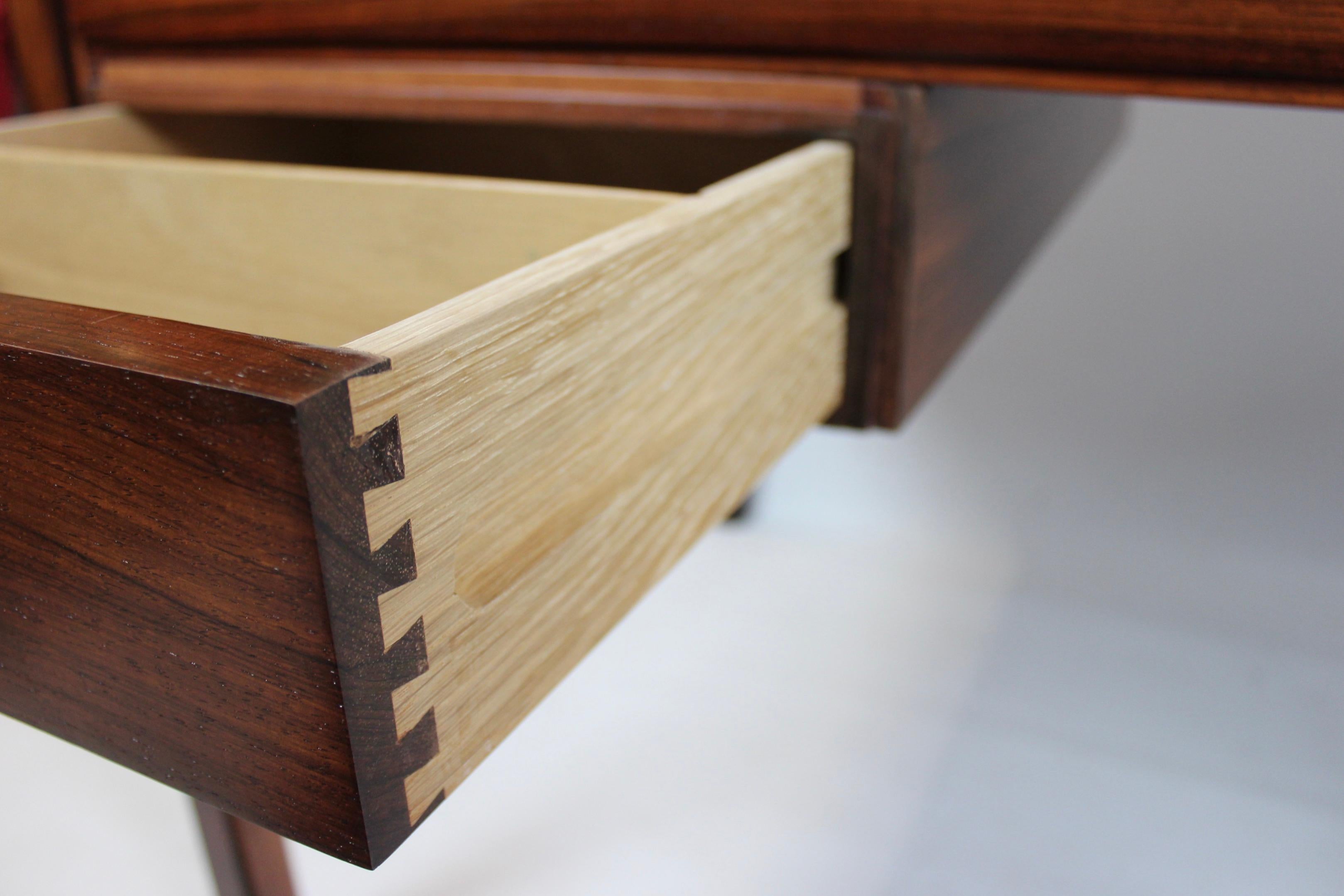 Mid-20th Century Large Desk in Rosewood of Danish Design from the 1960s