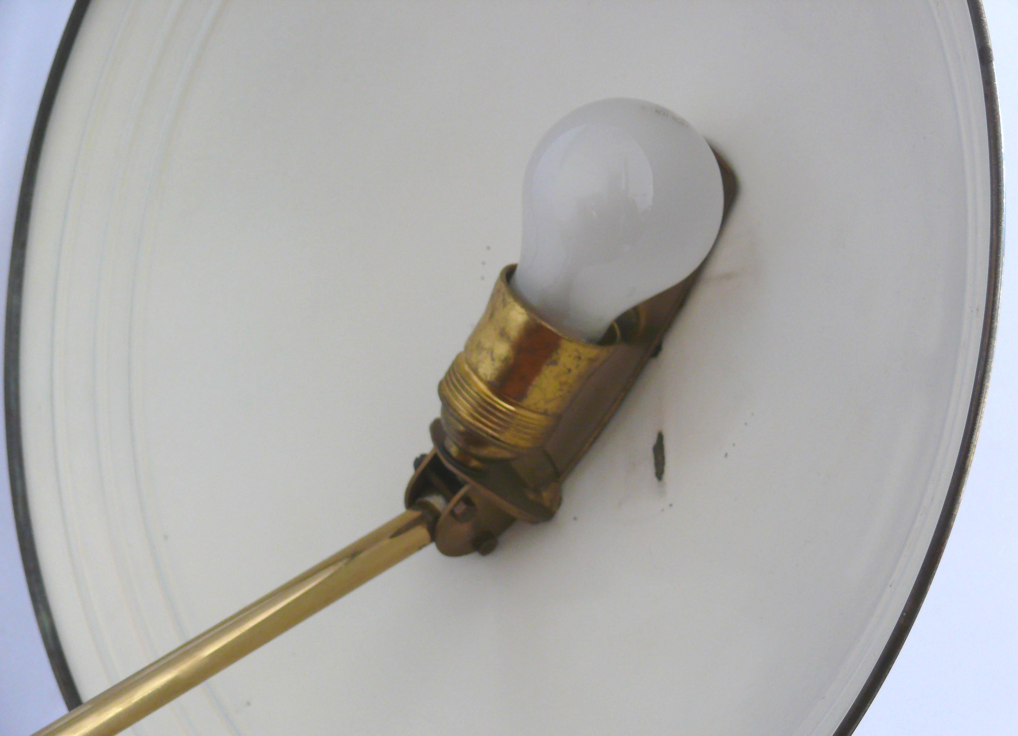 Grande lampada da scrivania del Mid Century di Helo Leuchten Germania, anni '50 in vendita 4