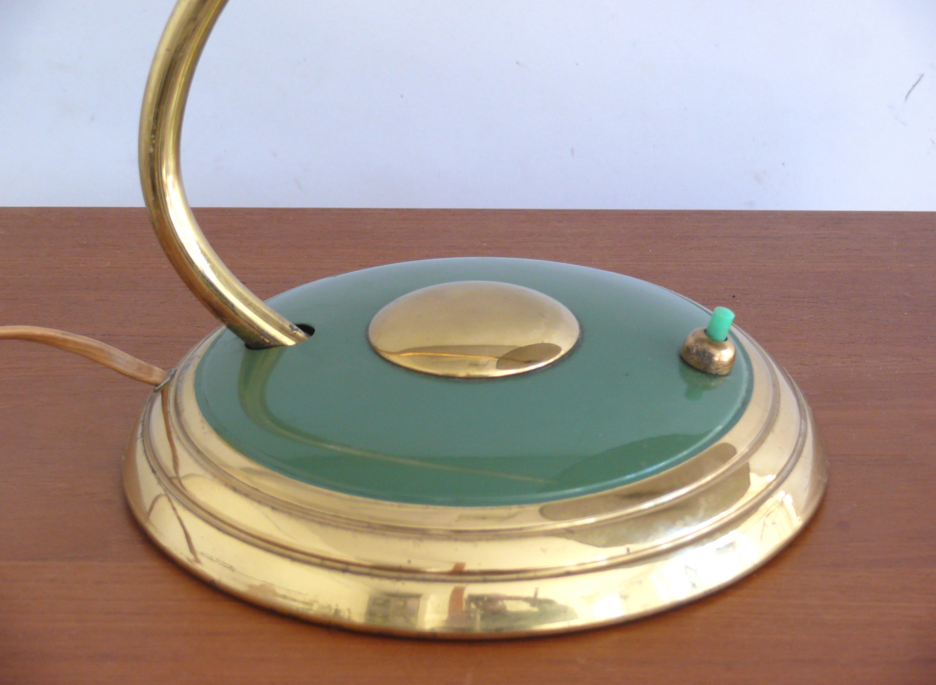 Grande lampada da scrivania del Mid Century di Helo Leuchten Germania, anni '50 in vendita 5