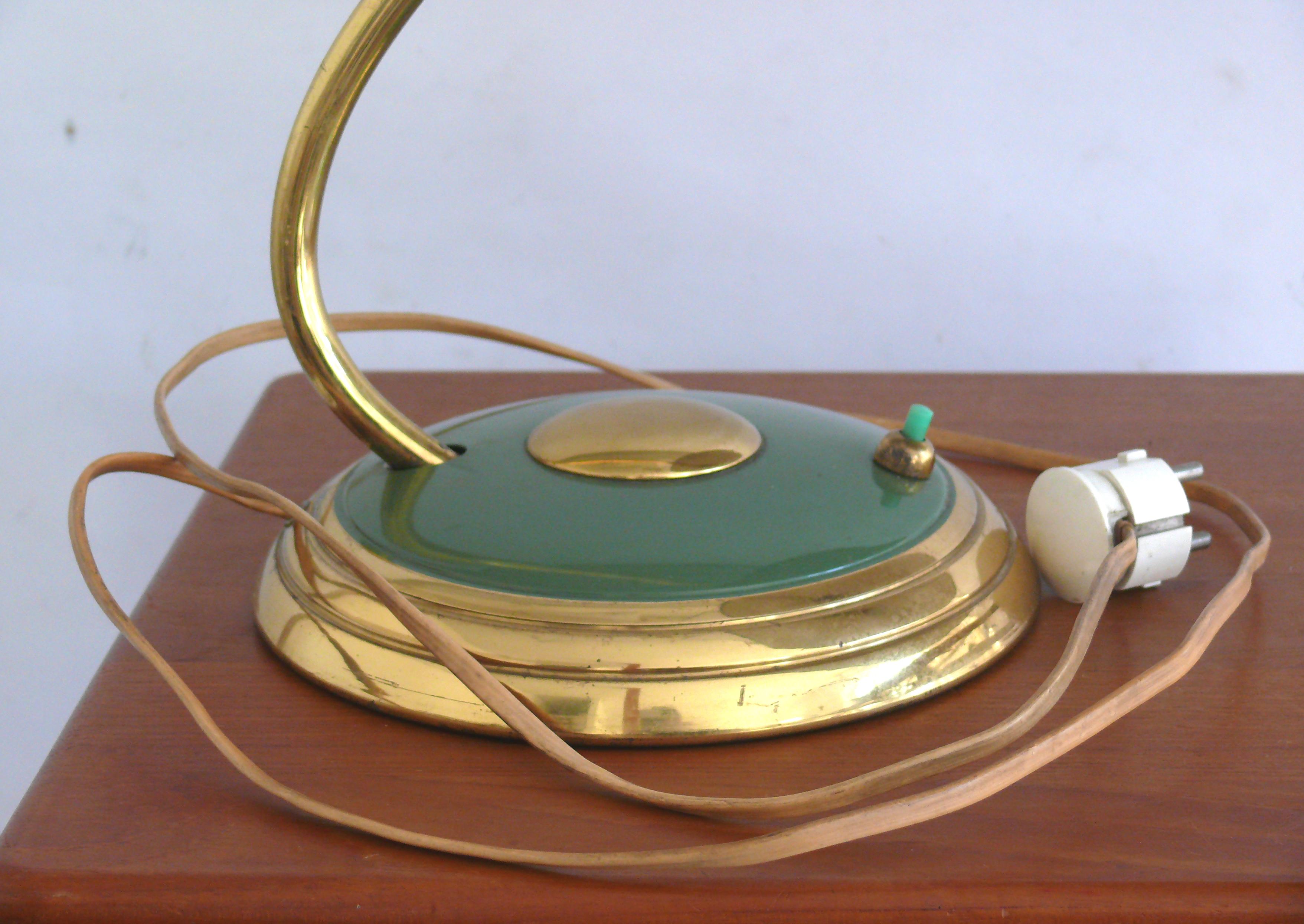 Grande lampada da scrivania del Mid Century di Helo Leuchten Germania, anni '50 in vendita 8