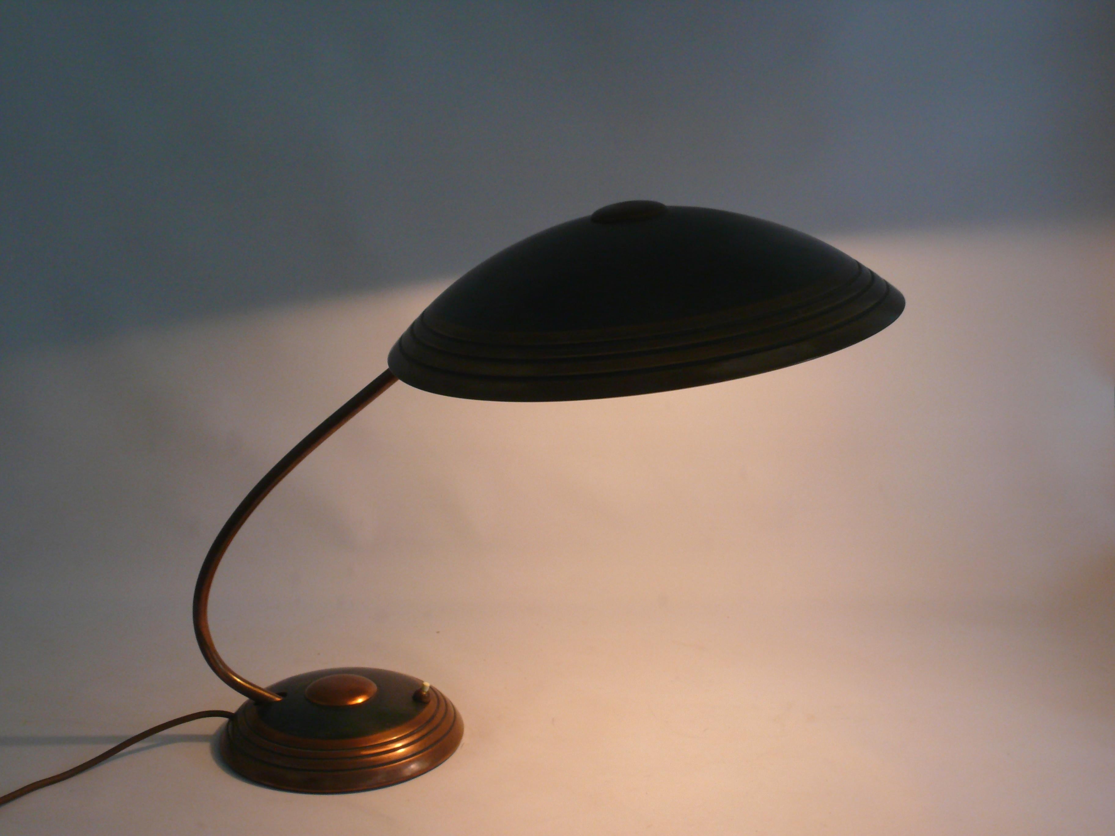Mid-Century Modern Large Desk Lamp by Helo Leuchten Germany, 1950s For Sale