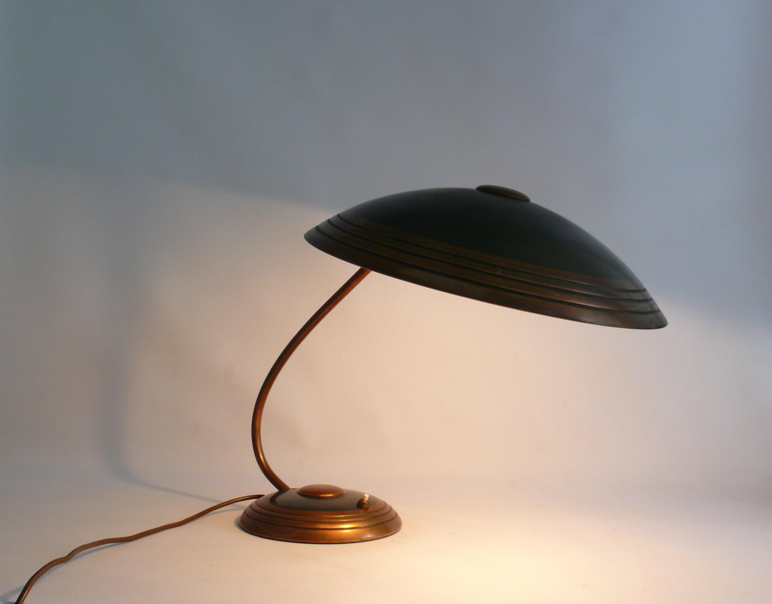 Large Desk Lamp by Helo Leuchten Germany, 1950s For Sale 1