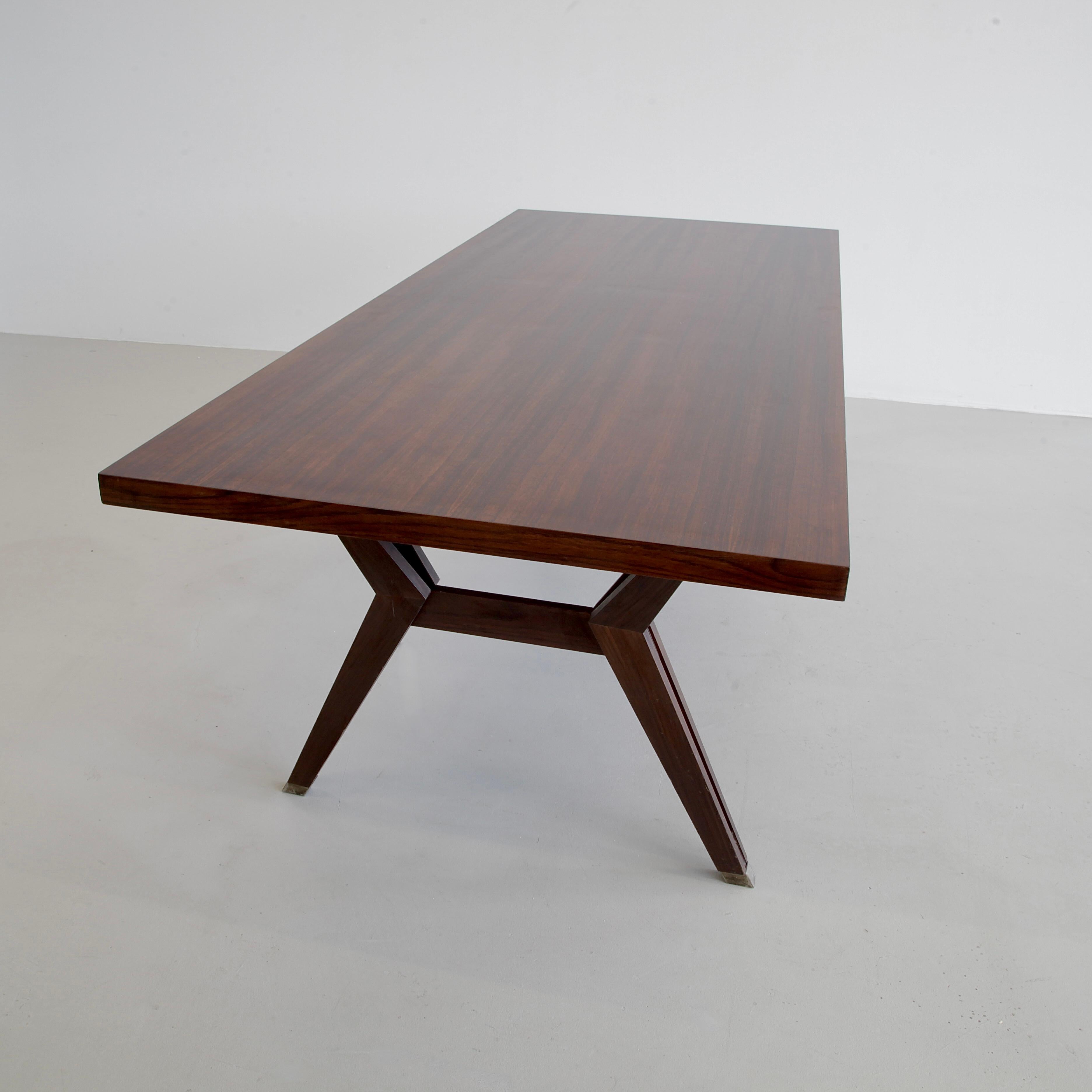 Mid-Century Modern Large Desk/ Table by Ennio FAZIOLI for MIM Roma, 1963