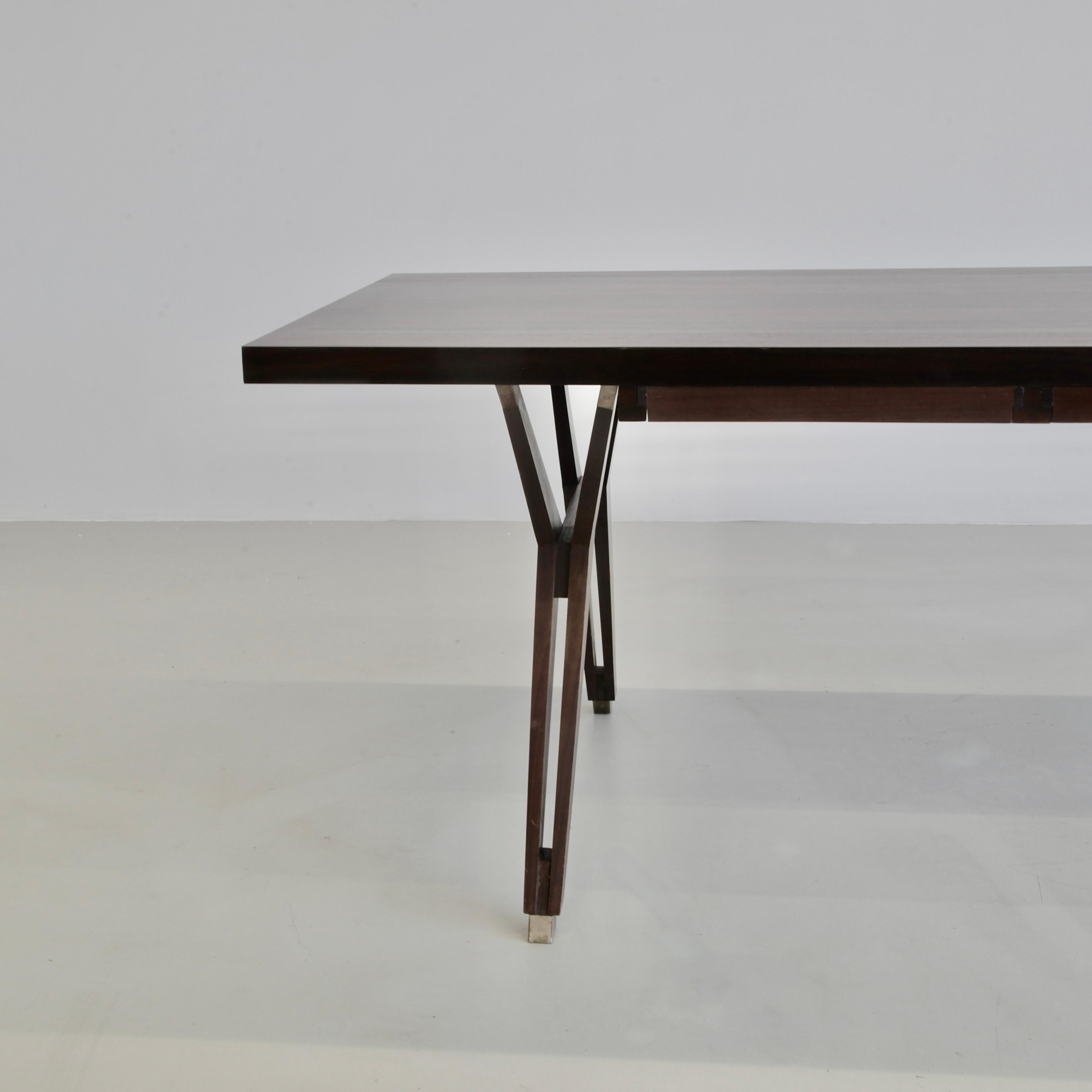 Mid-20th Century Large Desk/ Table by Ennio FAZIOLI for MIM Roma, 1963