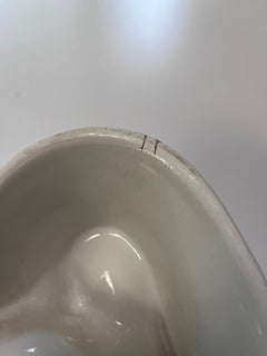 Large Detailed White Ceramic Glazed Lobster Aspic, Pate, or Jelly Mold by ICTC