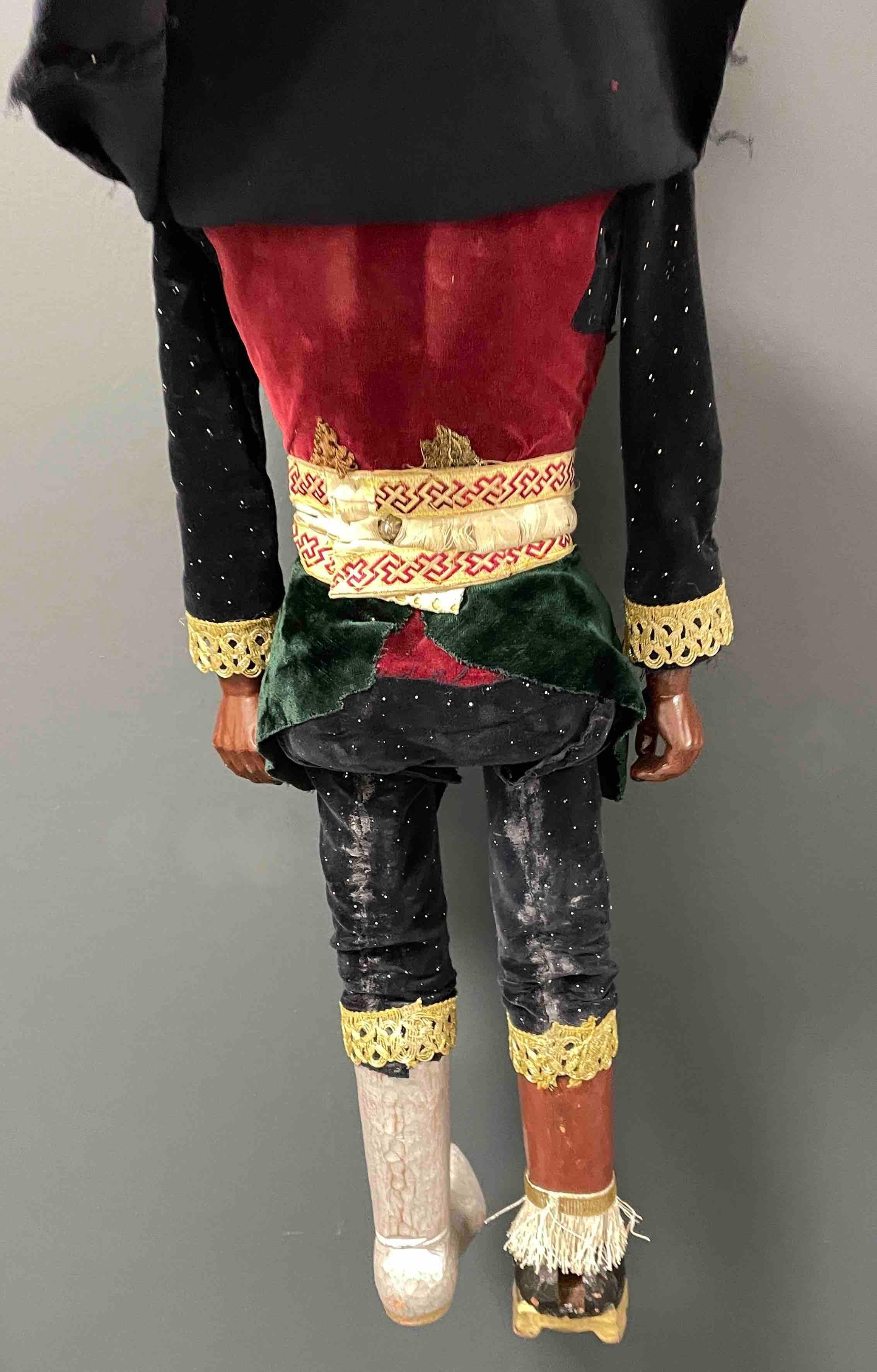 Large Devil Krampus Marionette by a Master Puppet Maker, Antique Vintage Austria 4