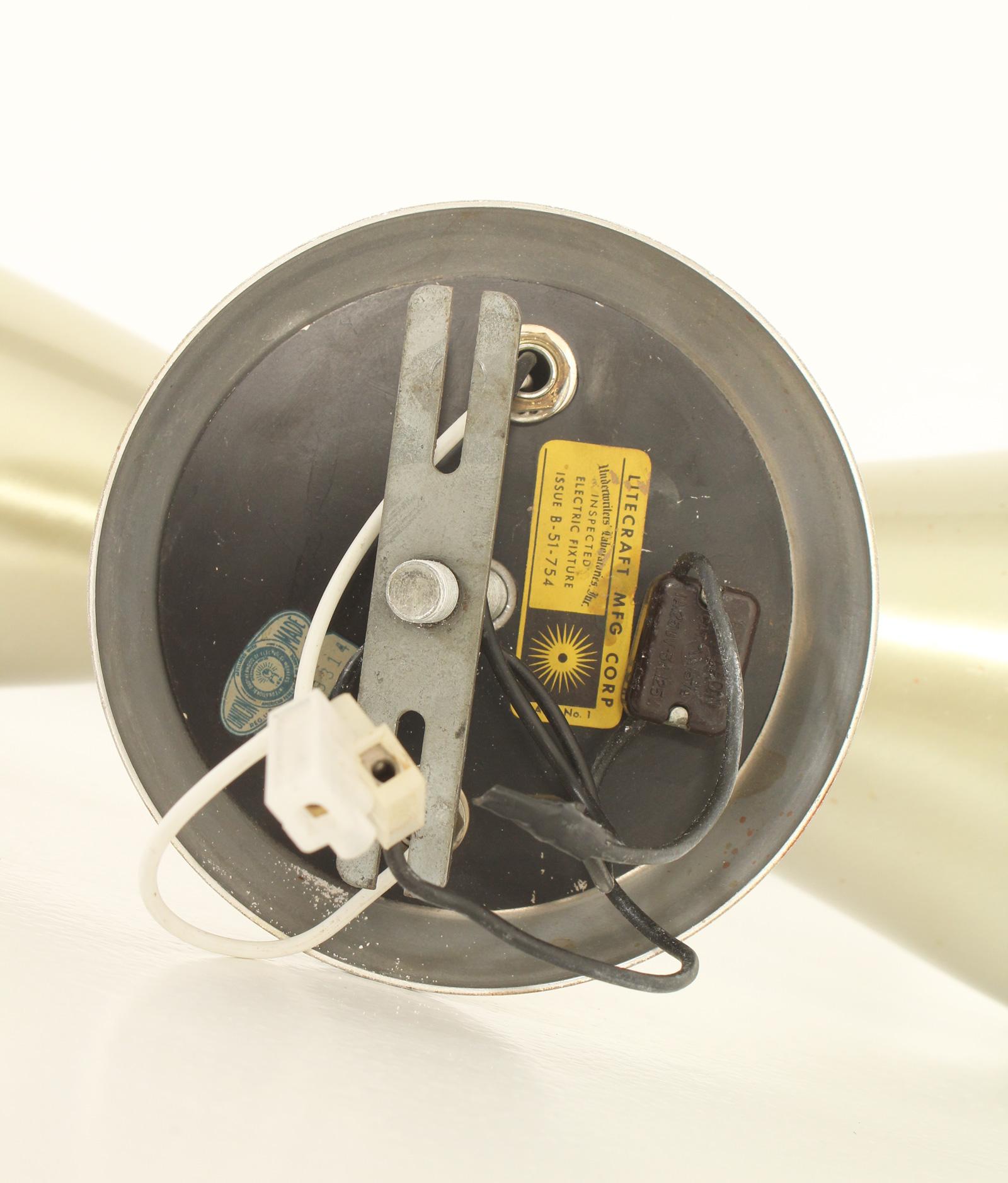 Gran candelabro diábolo de Litecraft, EE.UU., años 50 en venta 4