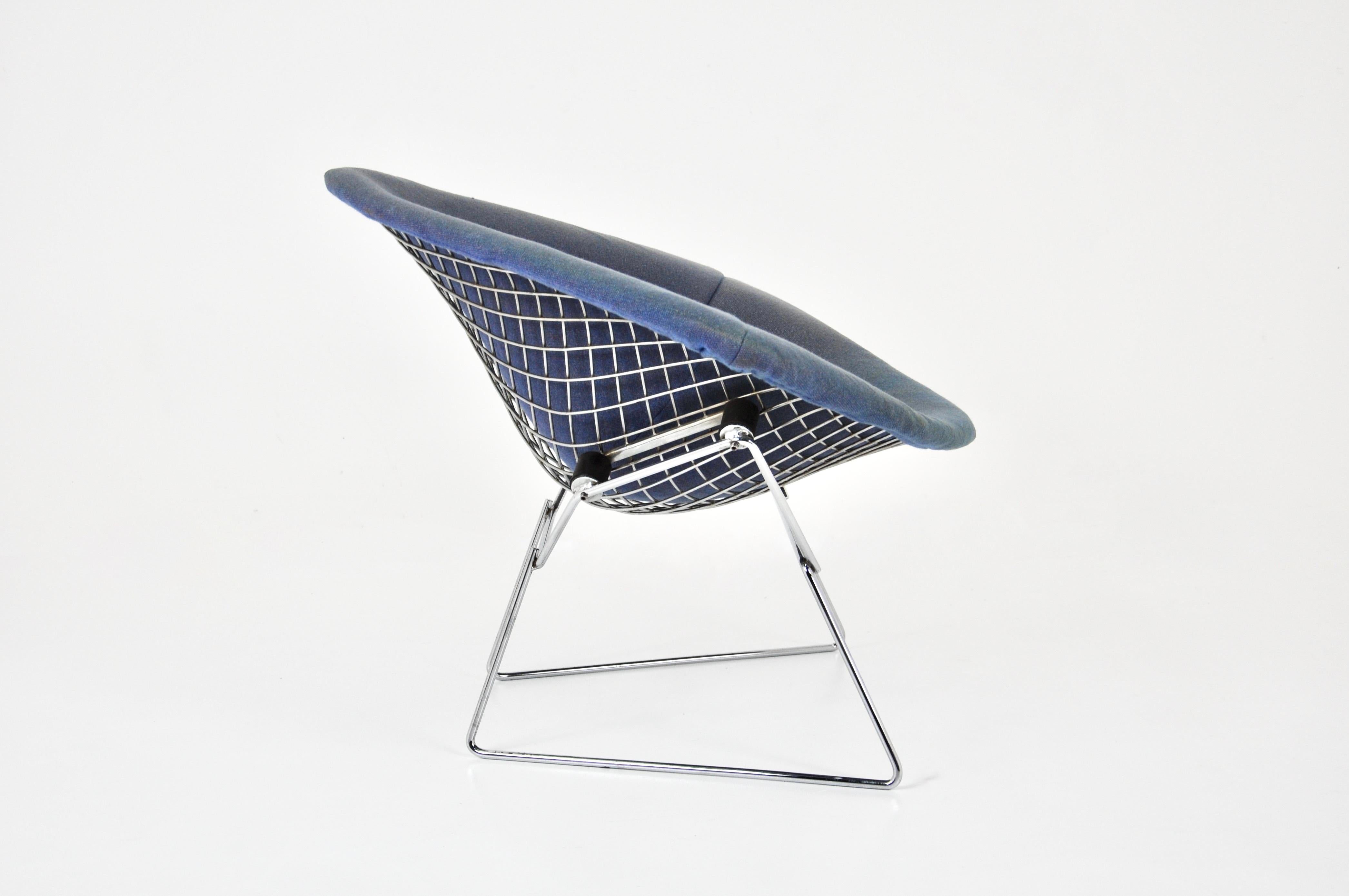 Large Diamond Chair by Harry Bertoia for Knoll, 1970s In Good Condition For Sale In Lasne, BE