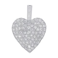 Large Diamond Heart Pendant