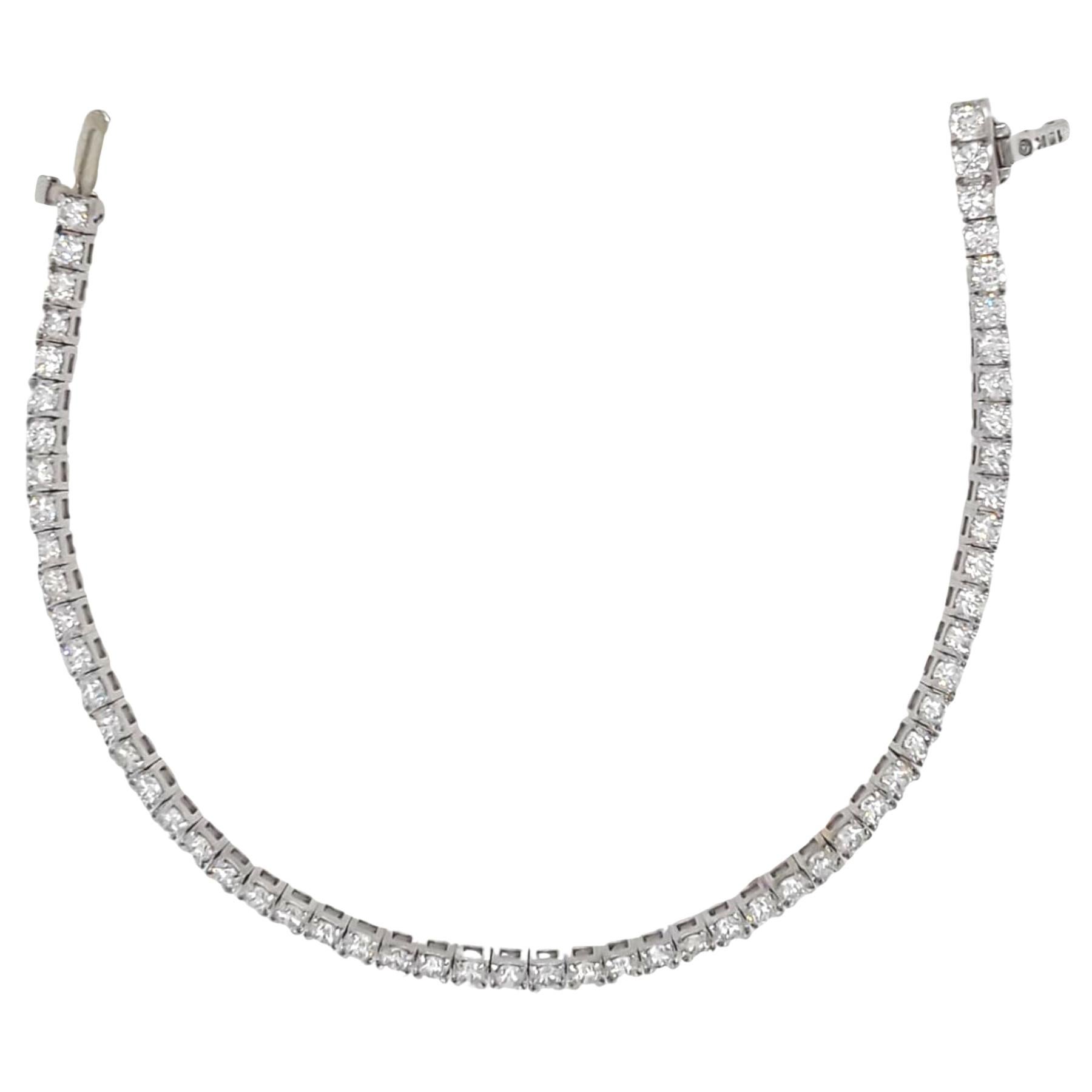 Large Diamond Tennis/Line Bracelet