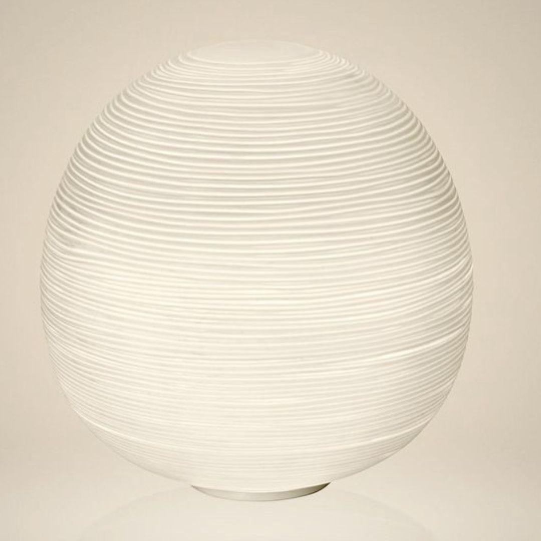 Große Tischleuchte aus mundgeblasenem Opalglas 'Rituals XL' in Weiß für Foscarini (Italienisch) im Angebot