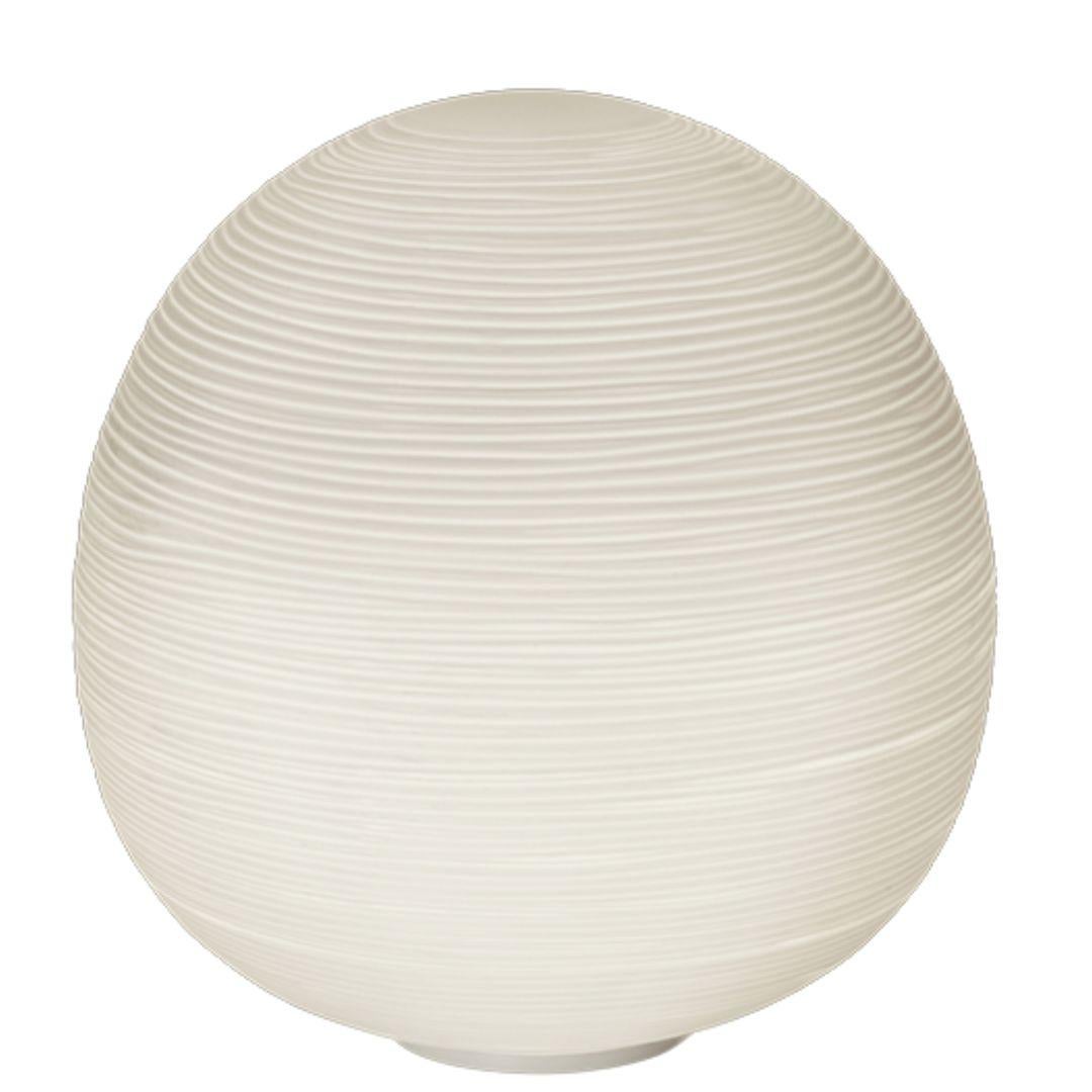 Powder-Coated Large ‘Rituals XL’ Handblown Opaline Glass Table Lamp in White for Foscarini For Sale