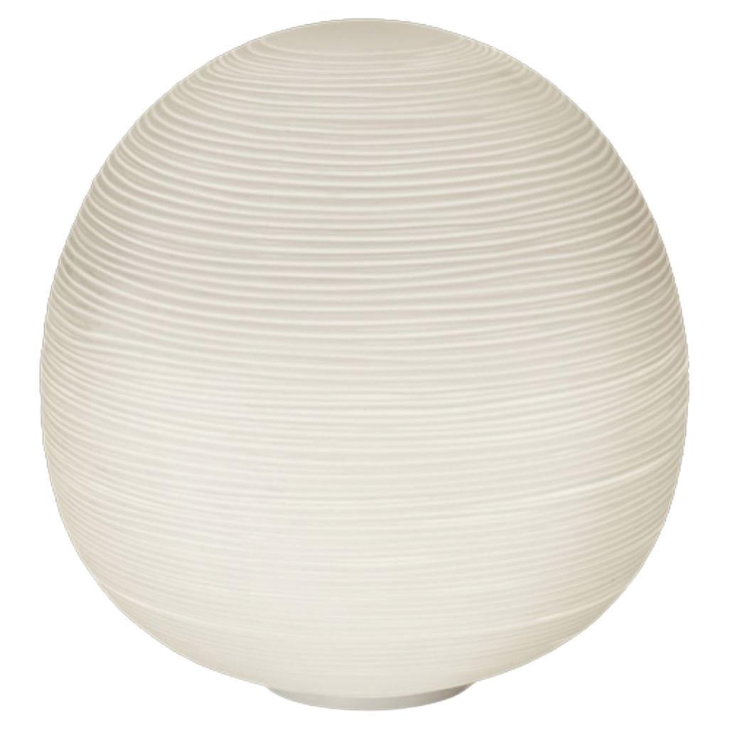 Große Tischleuchte aus mundgeblasenem Opalglas 'Rituals XL' in Weiß für Foscarini im Angebot