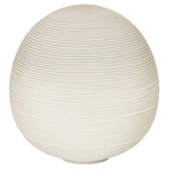 Grande lampe de table en verre opalin soufflé à la bouche 'Rituals XL' en blanc pour Foscarini