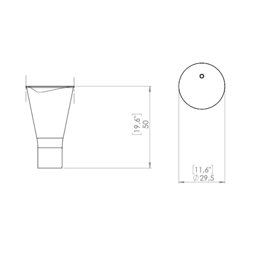 Große dimmbare Tischleuchte aus mundgeblasenem Glas 'Soffio' in Weiß für Foscarini (Geblasenes Glas) im Angebot