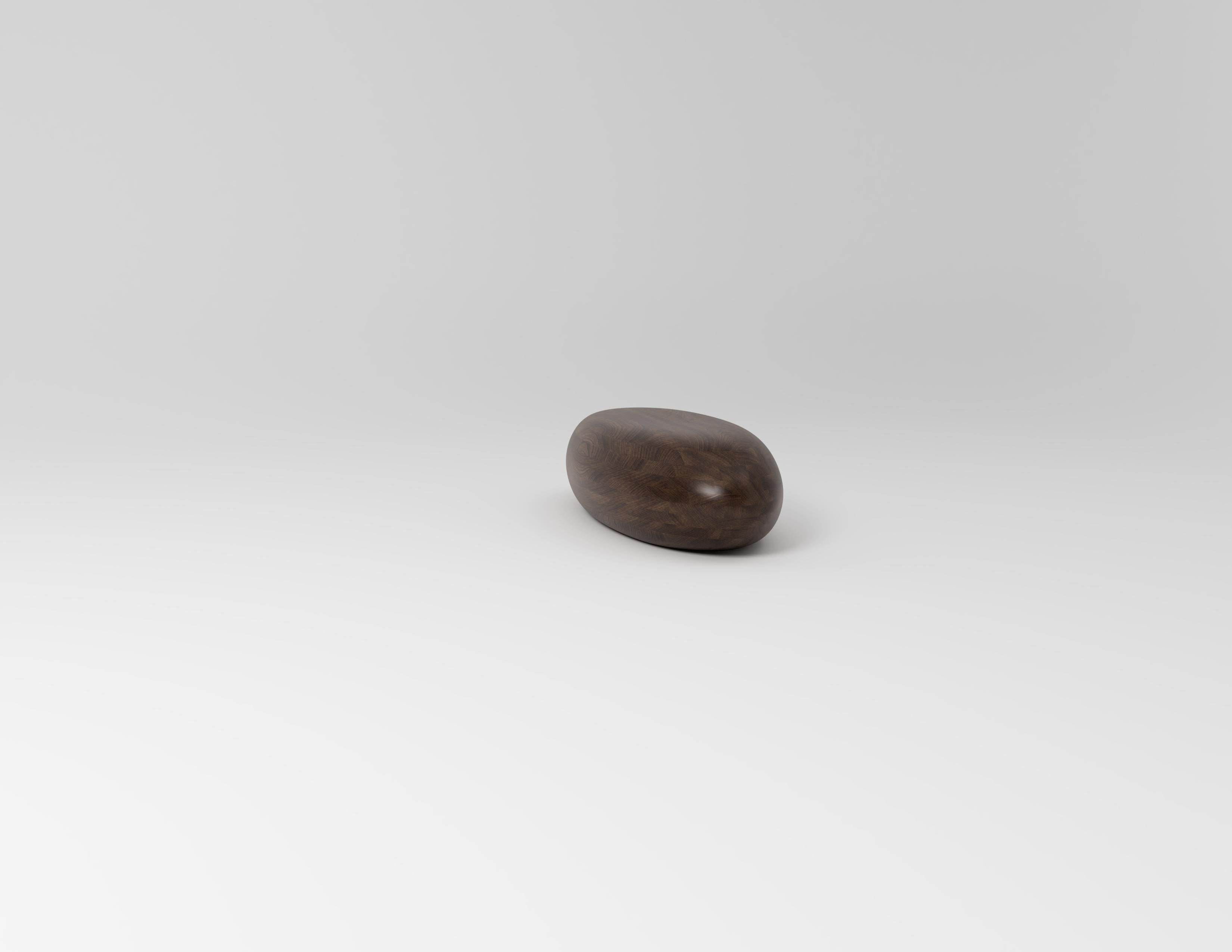 Large Dimple Walnut Bench by Studio TOOJ For Sale 5