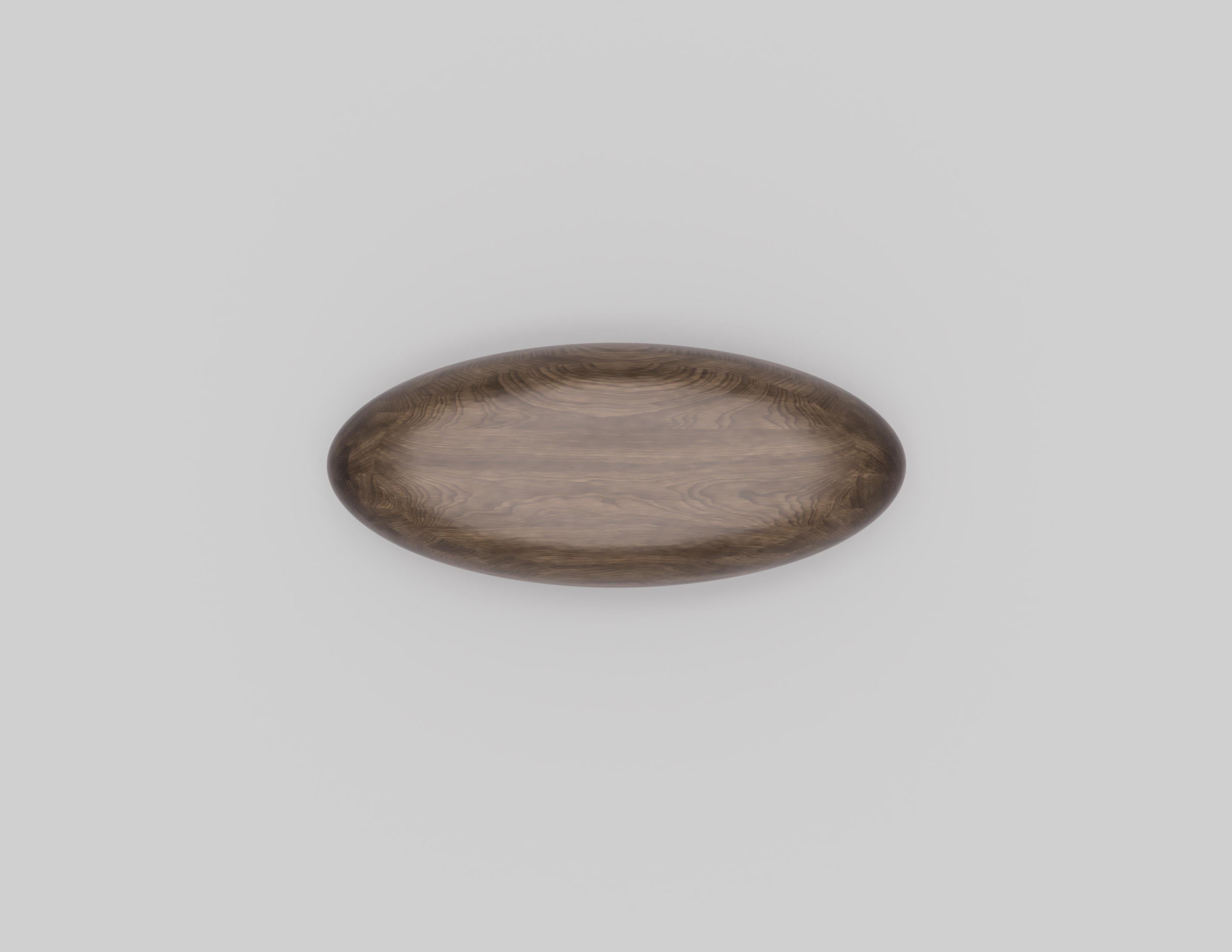 Swedish Large Dimple Walnut Bench by Studio TOOJ For Sale