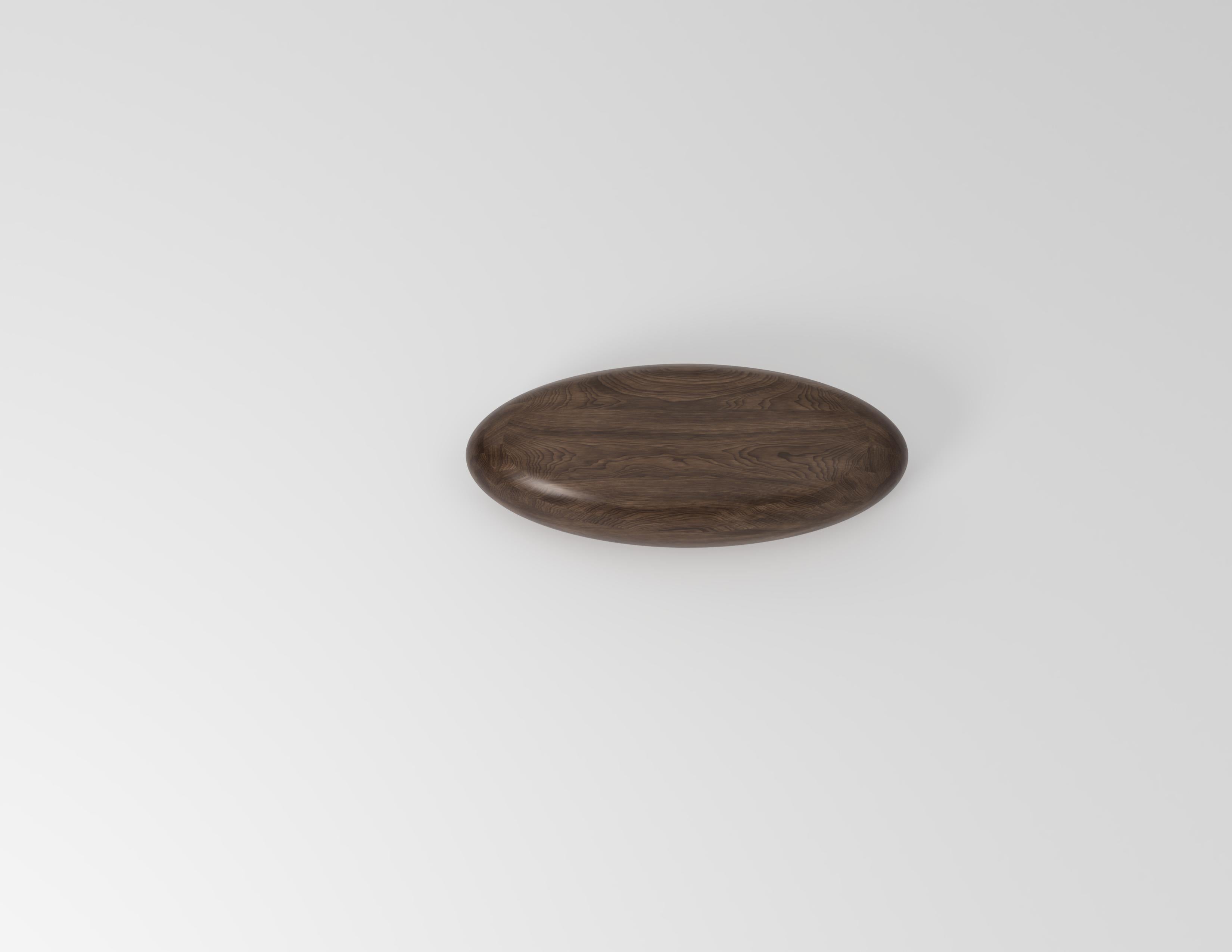 Large Dimple Walnut Bench by Studio TOOJ For Sale 1