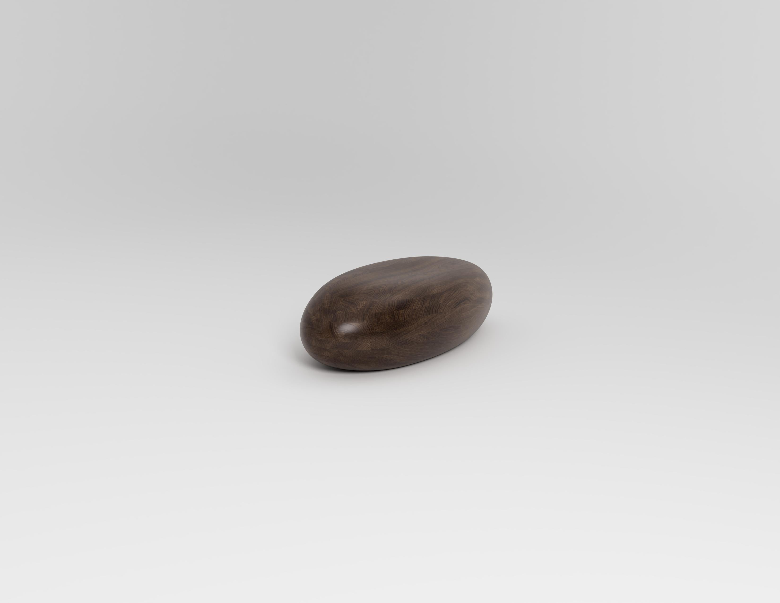 Large Dimple Walnut Bench by Studio TOOJ For Sale 2