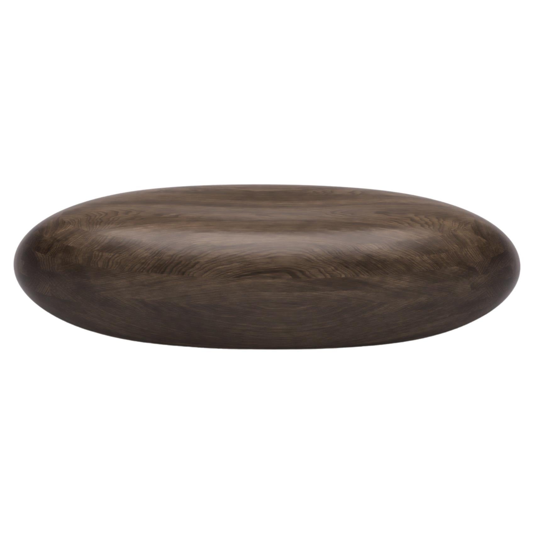 Large Dimple Walnut Bench by Studio TOOJ