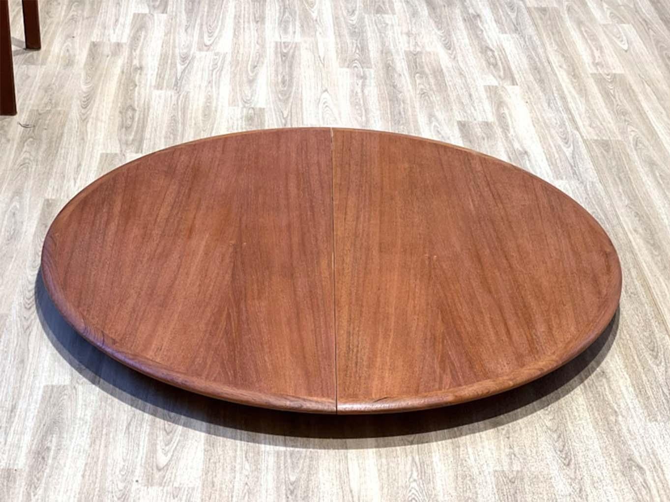 Danish Large dining extending table by Skovmand and Andersen