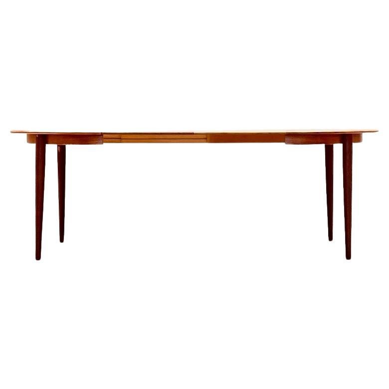 Large dining extending table by Skovmand and Andersen