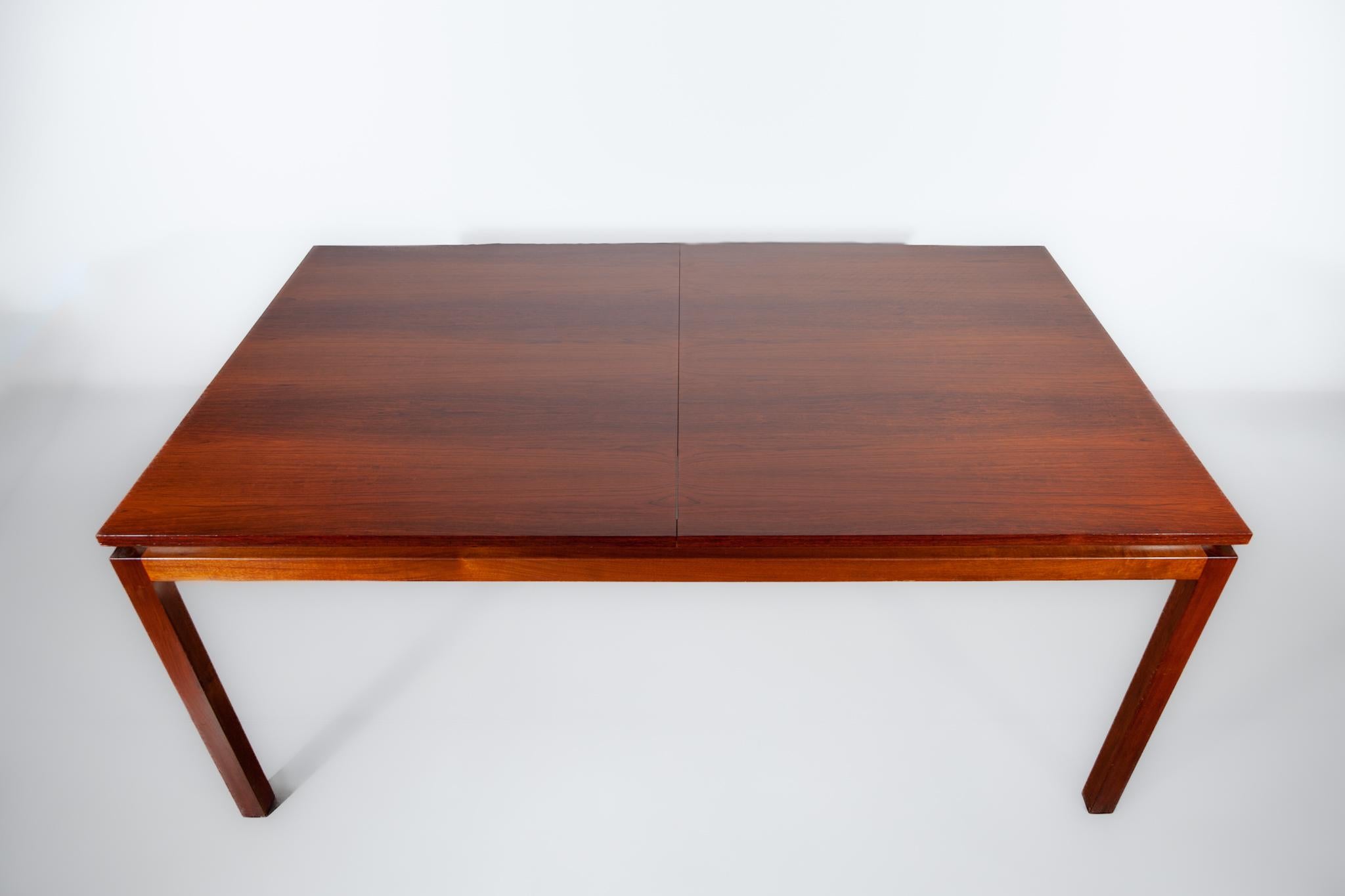 Large Dining-room Table Extendable designed by Alfred Hendrickx for Belform In Good Condition For Sale In Antwerp, BE
