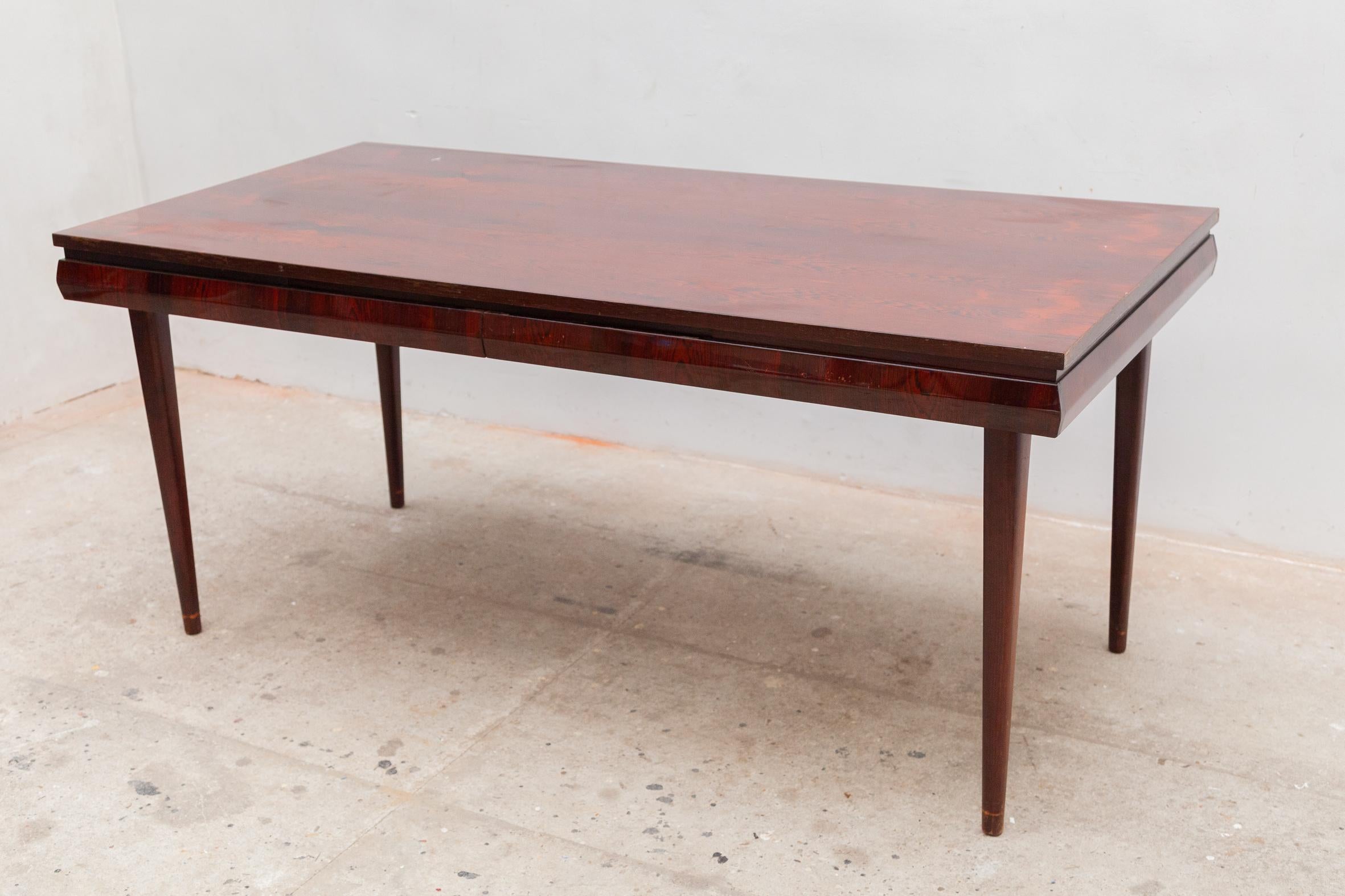 Italian Large Extendable Dining Table 1950s, Italy For Sale