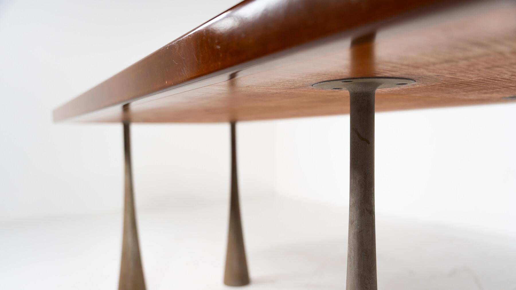 Grande table à manger Angelo Mangiarotti, Italie en vente 8