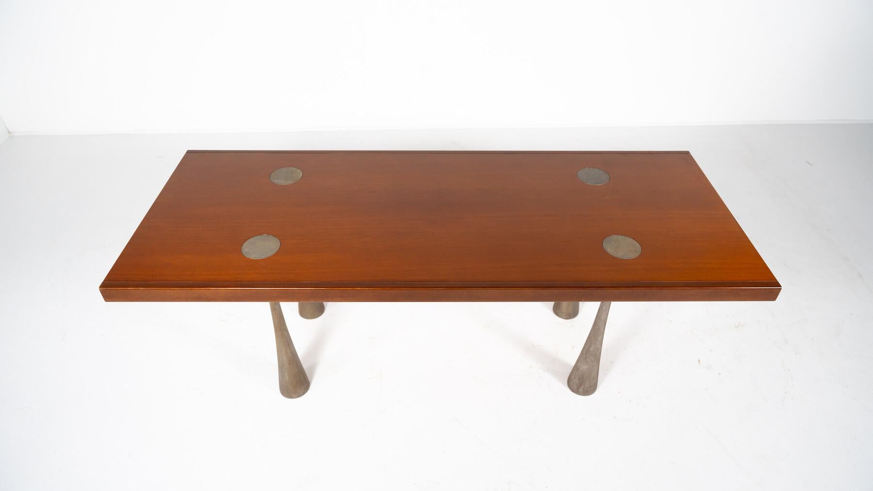 Grande table à manger Angelo Mangiarotti, Italie en vente 9