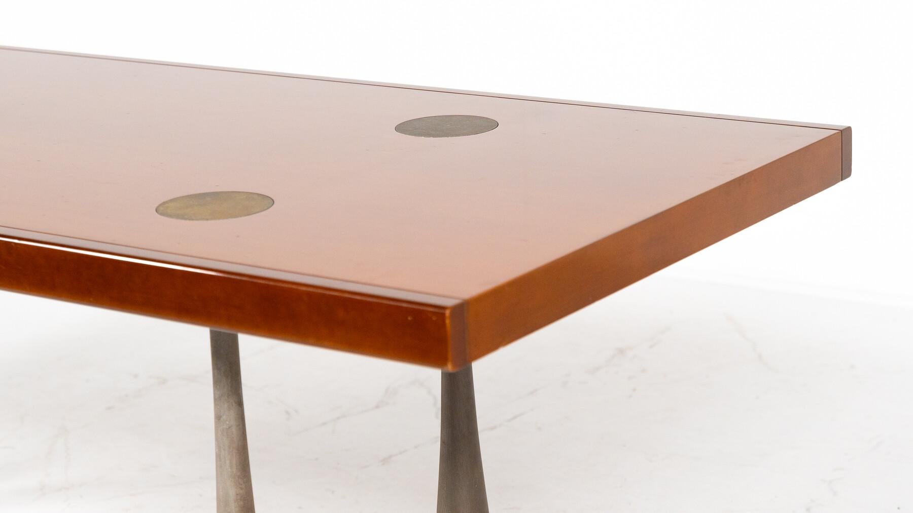 Grande table à manger Angelo Mangiarotti, Italie Bon état - En vente à Brussels, BE
