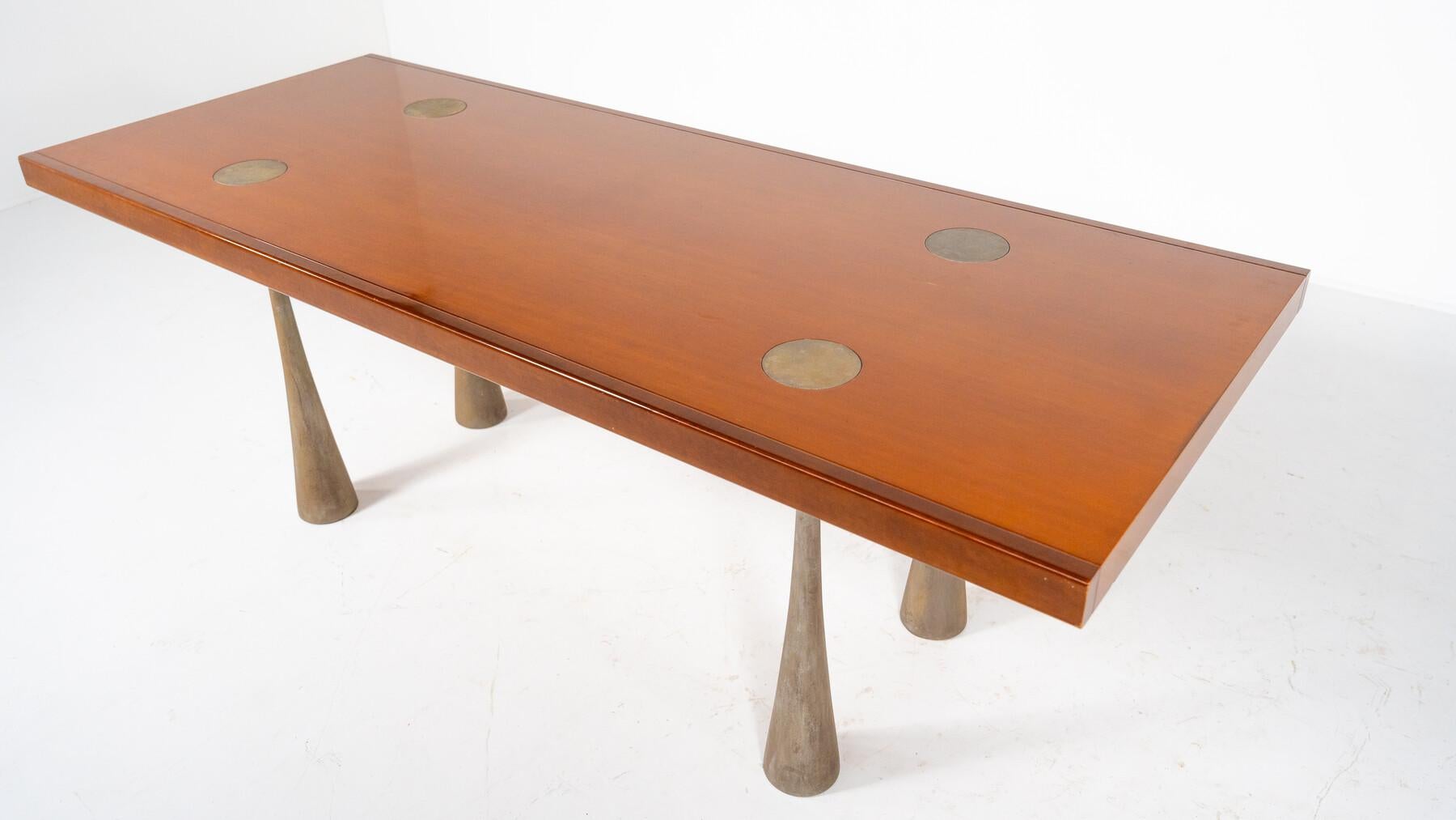 Grande table à manger Angelo Mangiarotti, Italie en vente 4