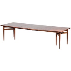 Large Dining Table by Arne Vodder for Sibast, Model 212 in Rosewood
