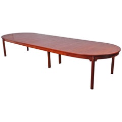 Large Dining Table by Hans Wegner for Johannes Hansen